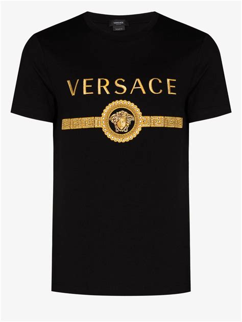 offerta t shirt scritta versace uomo|versace tee shirts women.